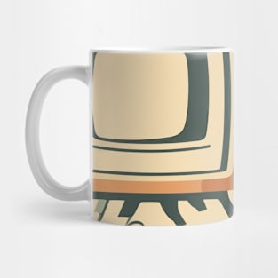 Vintage TV Pattern Mug